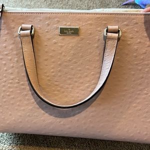 Blush purse new with tags.  Kate Spade.  Shoulder strap, gold feet.